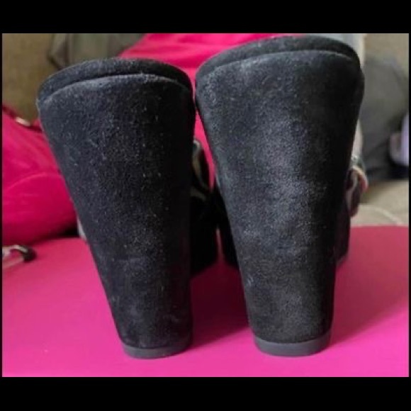 Coach “Meredith” Women’s Black Open Toe Sandal Size 8B - Picture 2 of 8